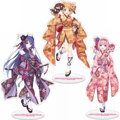 Princess Connect! Re:Dive Game Anime Acrylic Stand Model Doll Kusano Yui Harusaki Hiyori Shijou Rei Figure Toy Gifts 20CM