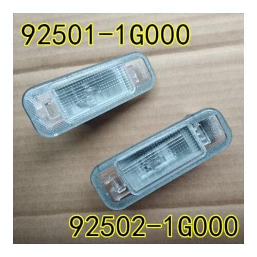High Quality 925011G000 925021G000 Genuine Trunk License Lamp LH RH 2EA For Kia Rio 4D 5D 2006-2011 92501-1G000 92502-1G000