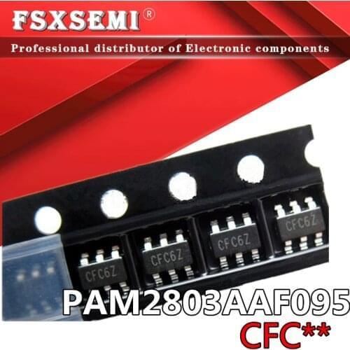 10pcs PAM2803AAF095 SOT23-6 PAM2803 CFC6Z CFC SOT SMD LED Driver IC