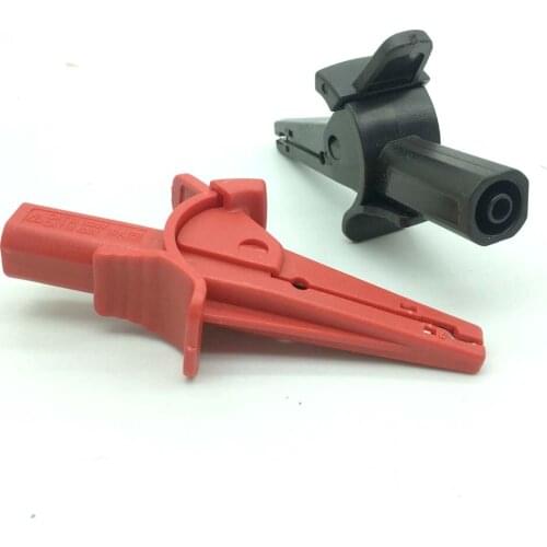 100PCS Multimeter Pen Test Lead Prob Alligator Clip Crocodile Test Clip For 4mm Banana End 1000V CATIII 10A