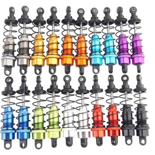 2PCS HPI WR8 Flux Rally Car Metal Accessories Shock Absorber 74mm Spring Shock Absorbing for RC Cars