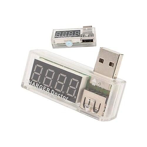 2PCS USB Charger Doctor Voltage Current Meter Battery Tester Power Detector diy electronics