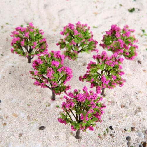 20pc 75mm Plastic Model Trees Scale 1:100 Architectural Railroad Layout Garden Landscape Scenery Trees Model Diorama Miniatures