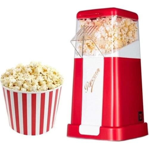 2020 New 1200W Electric Corn Popcorn Maker Household Automatic Mini Air Popcorn Making Machine DIY Corn Popper Children Gift