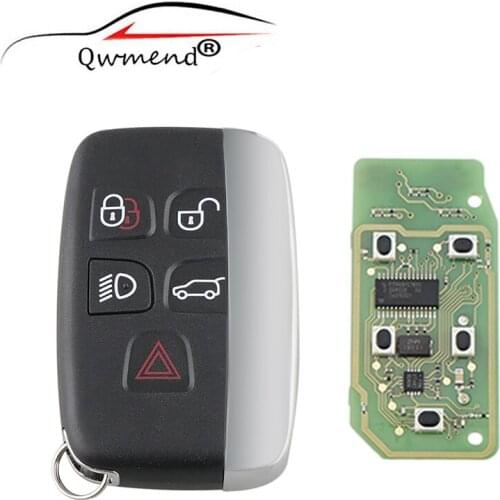 315/433Mhz Smart Remote Car Key for Land Rover Discovery 4 Freelander for Range Rover Sport Evoque 5 Buttons KOBJTF10A