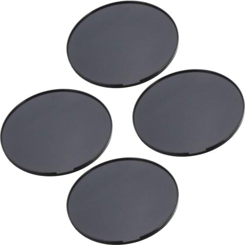 4 Pieces Circular Adhesive Dash Console Disc with Adhesive Suction Cup Base For Car Dashboards (Diameter About 72mm)