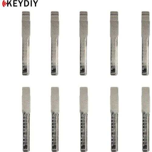 5/15/50pcs Uncut Metal 20# 2 in 1 LiShi Scale Blank Car Key Blade HU64 With Tick Marks for MB Mercedes/Maybach/Lorenz/Carlson