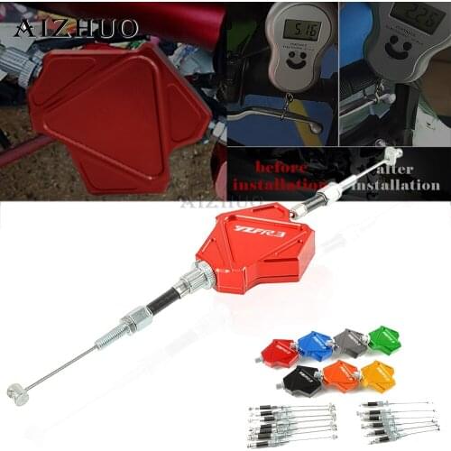 Motorcycle Accessories CNC Aluminum Stunt Clutch Lever Easy Pull Cable System For Yamaha YZFR3 YZF R3 2015 2016 2017