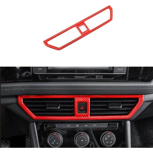 Car Central control air conditioning outlet decoration Gear handle sequins decorative For Volkswagen VW Jetta MK7 2019 2020
