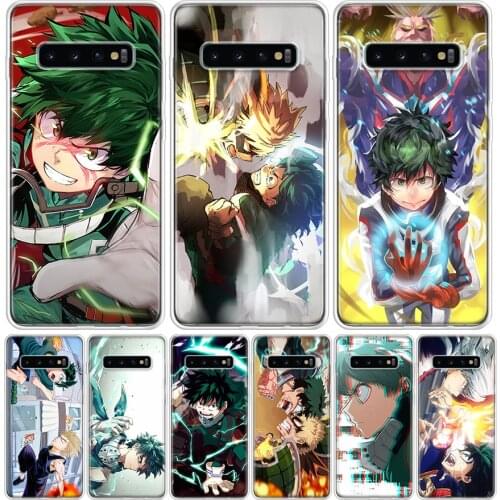 Anime My Hero Academia Phone Case For Samsung Galaxy A50 A70 A30S A51 A71 A10 A20E A40 A90 A20S M30S A6 A7 A8 A9 Plus Coque