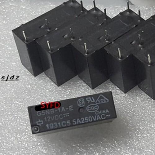 G5NB-1A-E-12VDC G5NB-1A-E 4pin 10pcs