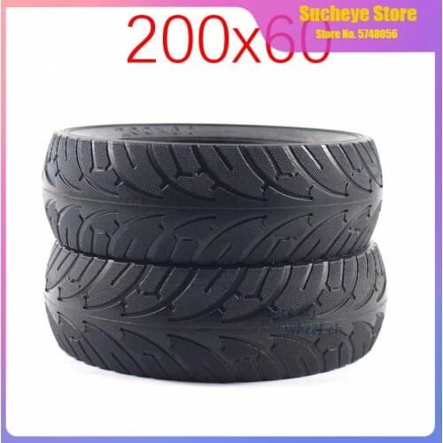 Electric Scooter Car solid Tire Wheel for 8 Inches 200X60 Scooter Solid tyre Brushless Motor Non Pneumatic for Skateboard