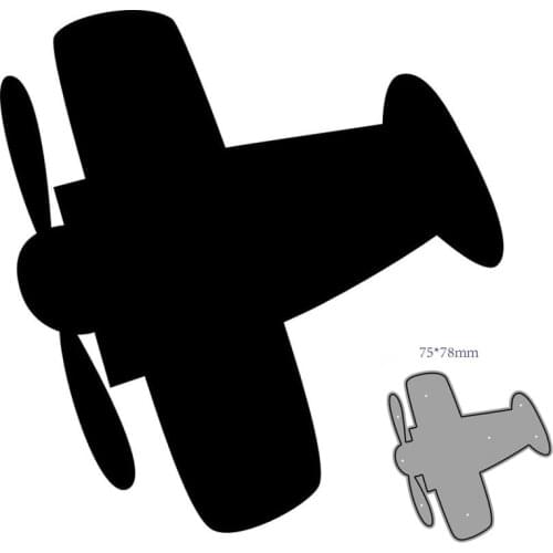 Metal Cutting Dies Cut Mold aircraft Decoration Scrapbook Paper Craft Knife Mould Blade Punch Stencils