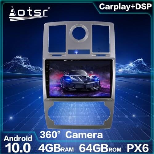 For Chrysler 300C PX6 Multimedia Player For Jeep Dodge 2004 - 2014 Android Radio Audio Car GPS Navigation Auto Stereo Head Unit