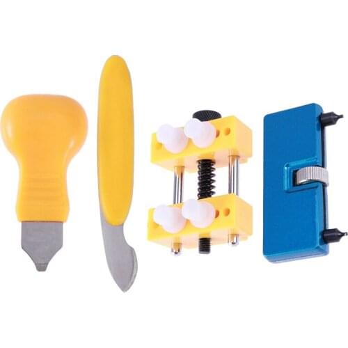 Pack Of 4 Watch Battery Replacement Tool Kit Convenient Practical Durable Battery Cover Watch Back Case Opener Holders Tools K