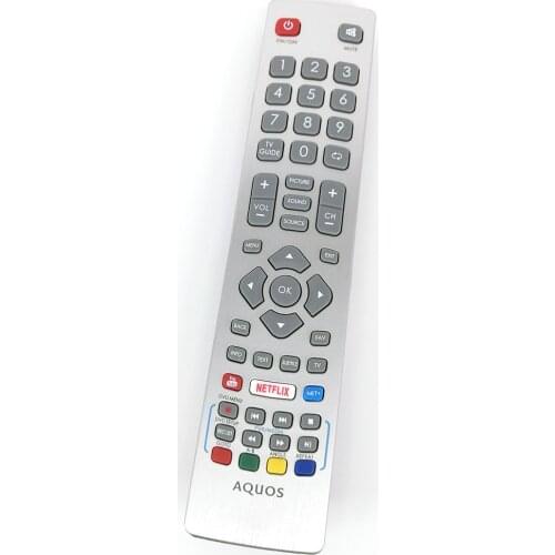 New Original TV Remote SHWRMC0115 For Sharp Aquos Smart LED TV IR Controle with Netflix Youtube 3D Button Fernbedienung