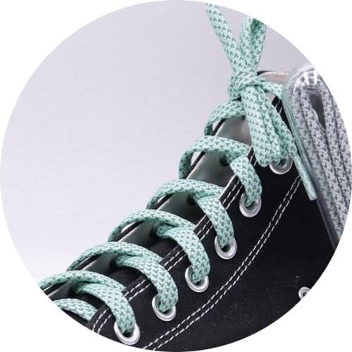 7MM Top Flat Reflective Trendy Shoelaces Pretty Shining shoestring In Light Walk Running Boot Sport Shoe Laces Custom Shoecords