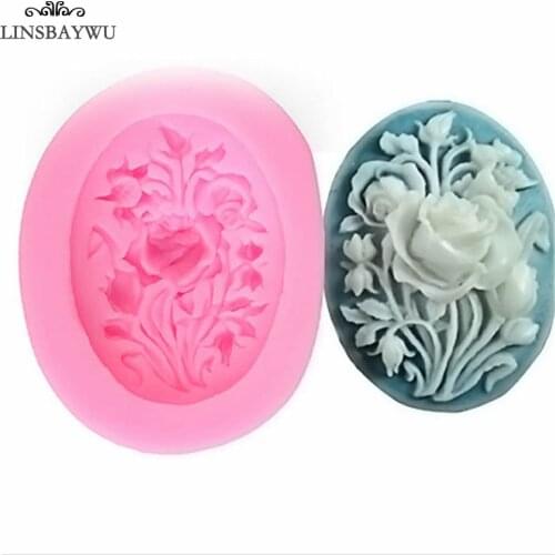 Rose Flower Silicone Mold Cake Decorating Tools Sugarcraft Fondant Mold Chocolate Mold Cake Baking DIY Kitchen Accessories Hot