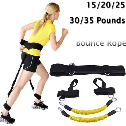 Gym Equipment Resistance Bands Pull Rope Fitness Band Boxing Exercise Bouncing Trainer Jump Workout Equipment Men and Women