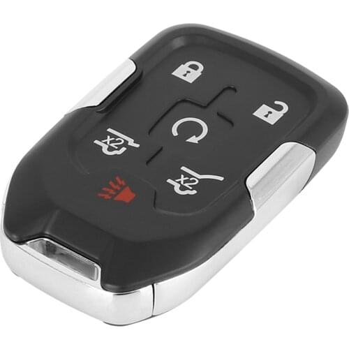 X Autohaux New Car Keyless Remote Key Fob Shell Case Black Car Key Replacement Case 13508280 for GMC Yukon 2014-2018