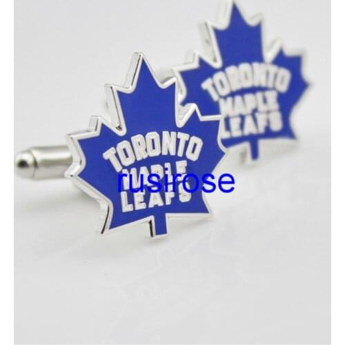 Factory direct batch order, personalized metal cufflinks custom, maple leaf shape cufflinks, corporate custom metal cuff nail