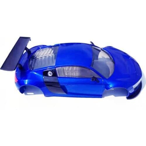 1/28 Body Shell Chassis Upgraded Part KIT AWD MINID Racing Drift Car Toys Gifts For AUDI R8 THZH1074-SMT4