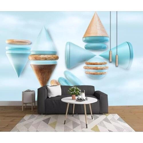 3d relief geometry triangle light blue conical lattice background