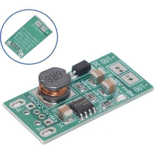 10PCS 8W USB Input DC-DC 1V 2V-6V 5V to 12V Step Up Boost Board Module Power Supply Converter Charger Board