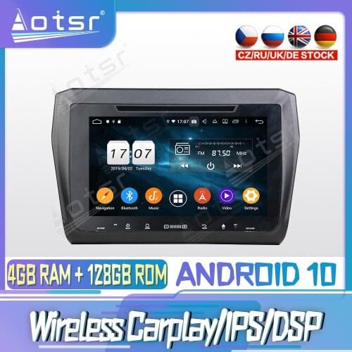 Android 10 PX6 128G For Suzuki Swift 2017 2018 2019 DVD GPS Navigation Auto Radio Stereo Video Multimedia Player HeadUnit 2din