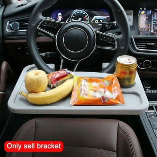 Car Small Table Steering Wheel Dining Plate Holder For Tablet Tray Food Bracket Laptop Stand Mount Business Notebook Coffee Desk