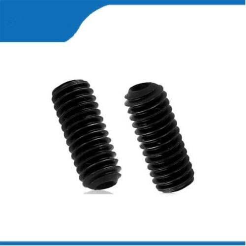 Free shipping 5PCS 12.9 Grade Screw Female End Screw Machine Top Wire Headless Screw M12*6/8/10/12/16/20/25/.....70/75/80/90/100