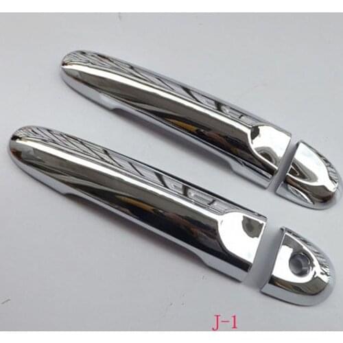 Free Shipping For Nissan Juke 2010-2015 ABS chrome Door Handle Cover Door Handle straps car accessories 4pcs