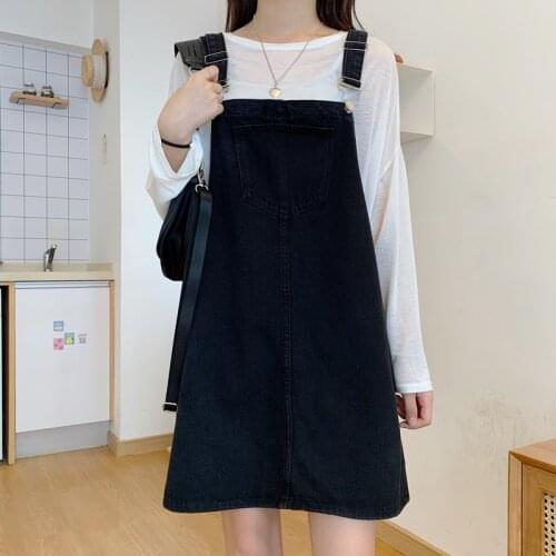 CANClO Fashion Denim Dresses