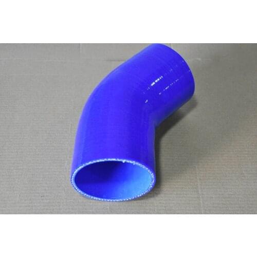 For 3" To 3" 76MM 45 Degree Turbo Intercooler Silicone Elbow Pipe Hose Coupler [QPL424]