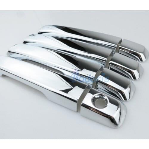 For ISUZU DMAX D-MAX D MAX 2012-2018 Door Handle Cover And Bowl Insert Grab Panel Chrome Car Styling Accessories