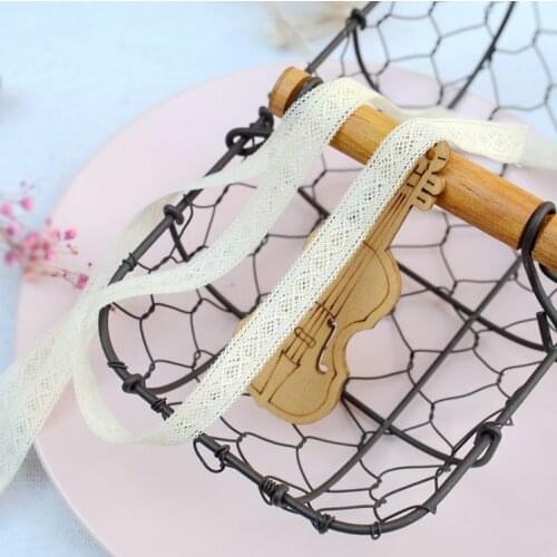5 Meters 100% Cotton Lace White Beige Lace Sewing Ribbon Guipure Lace Trim Warp Knitting Patchwork DIY Garment Accessories