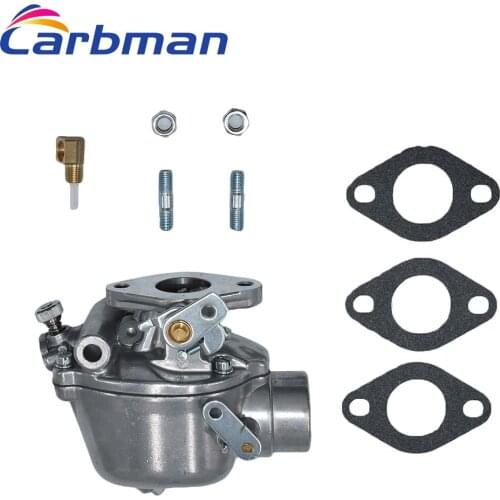 Carbman Carburetor 181643M91 with Gasket for Massey Ferguson TO30 TO20 TE20 181643M91 181644M91 Tractors for Ford 181643M91