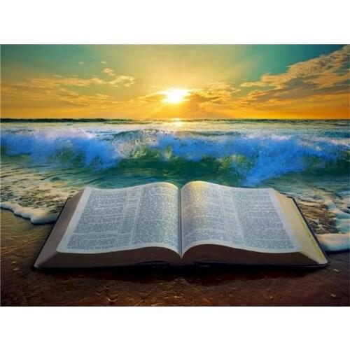 GATYZTORY Painting By Numbers Kits For Adults Book Landscape Framed Diy Oil Paints On Canvas Art Craft Wall Pictures