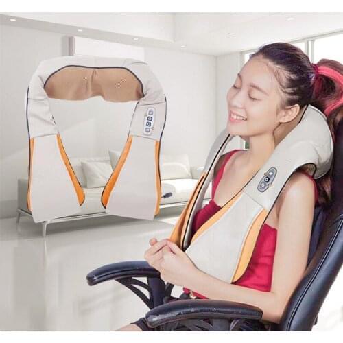 Kneading full body shiatsu back automatic massage belt neck shoulder massager cervical massager shawl