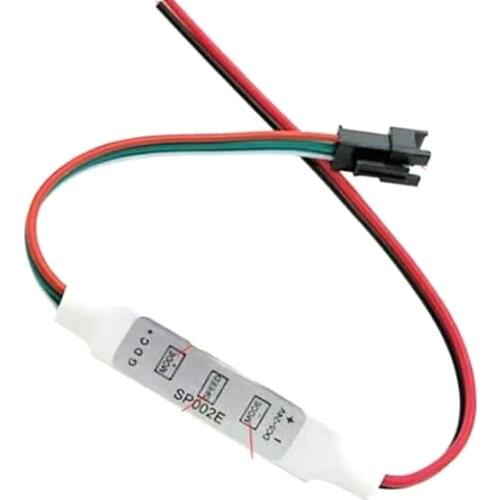 SP002E DC5-24V Mini 3 Key RGB Controller Micro-Controller for Pixels Dream Color WS2811 WS2812B LED Strip lights