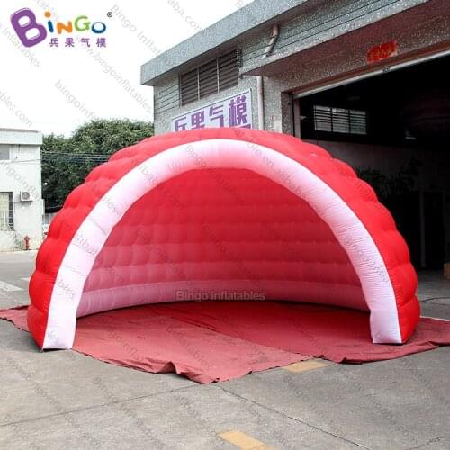 Free Shipping 5x2.9 Meters Inflatable Dome Tent For Outdoor / Red And White Inflated Igloo Tent - BG-T0174