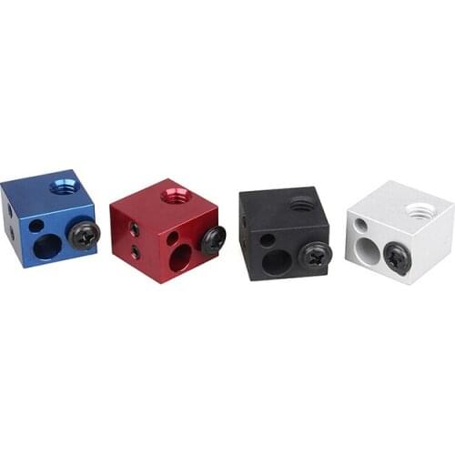3D printer heating aluminum block thermistor thermocouple printhead accessories Makerbot heating block
