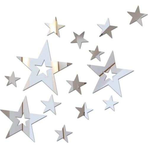 New arrival top fashion mirror surface wall sticker modern design big frame 3d stickers home decoration