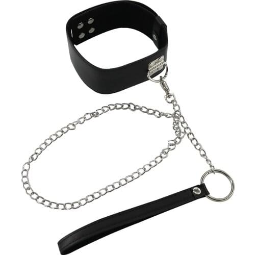 EXVOID Slave Restraints Neck Collar and Leash Slave Lock Collar BDSM Bondage Sex Toys For Couples Adult Product Pet Cat Dog Ring