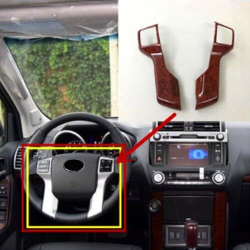 For Toyota Tacoma 2011 2012 2013 2014 ABS Plastic Car rear package steering wheel Cover Trim Car Styling Accessories 2pcs