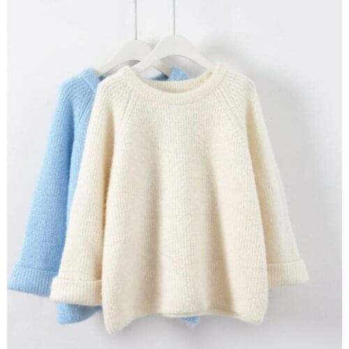 Casual Solid Autumn Women Knitted Sweaters Jumpers Candy Color Sweet Chic Short Sweater Pull Femme Roupas femininas