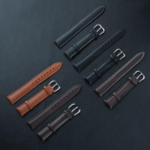 Calfskin Leather Watchband Quick Release Watch Band Wrist Strap 18mm 20mm 22mm 24mm Smart Watch Strap Watches Accessories