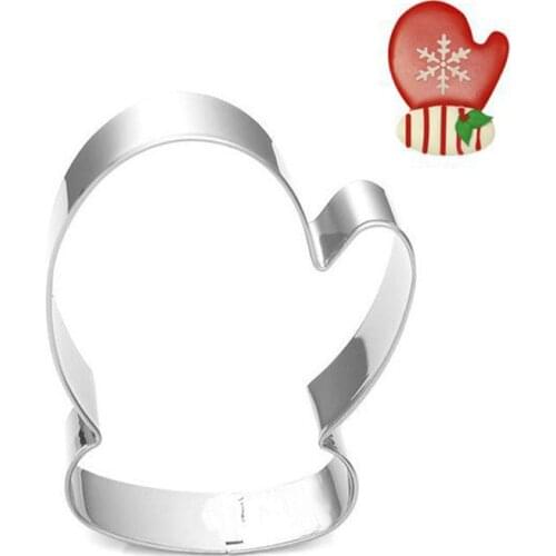 Christmas gloves Cookie Tools Cake Stencil Kitchen Cupcake Decoration Template Mold Cookie Coffee Stencil Mold Baking Fondant