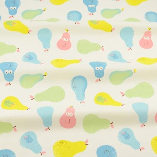 Sewing 100% Cotton Fabrics Coloured Pears Special Designs Tecido Scrapbooking Bedding Twill Cloth Quilting Home Textile Curtain