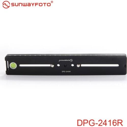 SUNWAYFOTO DPG-2416R Tripod Head Quick Release Plate for DSLR Camera Tripod Plate Professional Monopod Quick Release Plate